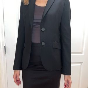 J Crew Skirt Suit - Black